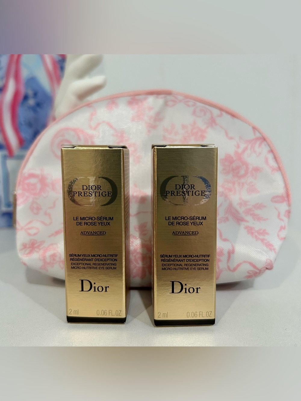 Dior Prestigue Le Micro-Serum 2mL Set with Pouch